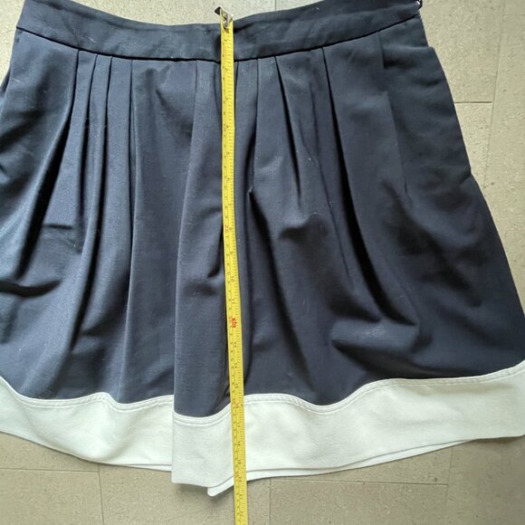 Fabulous Navy Blue &White Short Skirt w/ pockets by Pink Tartan-Sz.8 - Picture 10 of 10